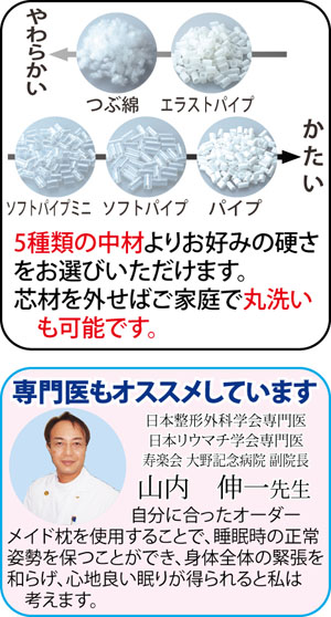 医師もすすめるオーダーメイド枕